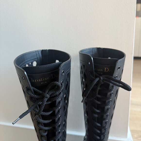 Share Similar items Sponsored See all Women’s Christian Dior Black Leather Boo - Picture 3 of 9